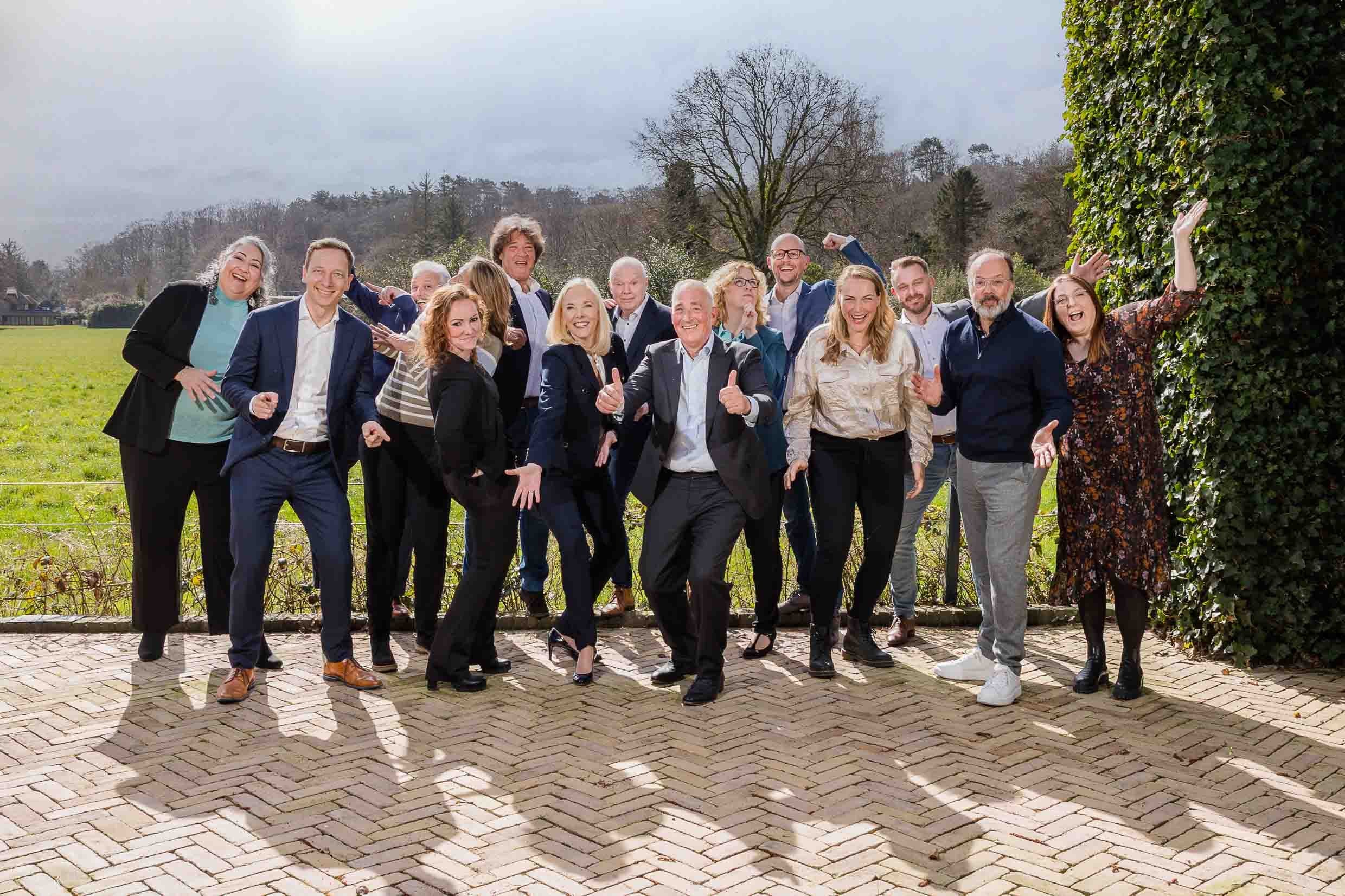 Groepsfoto management Turien
